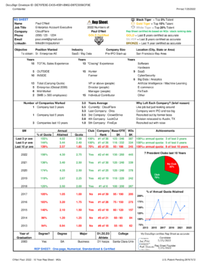 W2 Sheet 10 Year – Rep Sheets, SE Sheets & W2 Sheets